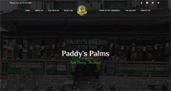 Desktop Screenshot of paddyspalmspub.com