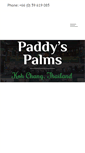 Mobile Screenshot of paddyspalmspub.com