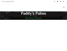 Tablet Screenshot of paddyspalmspub.com